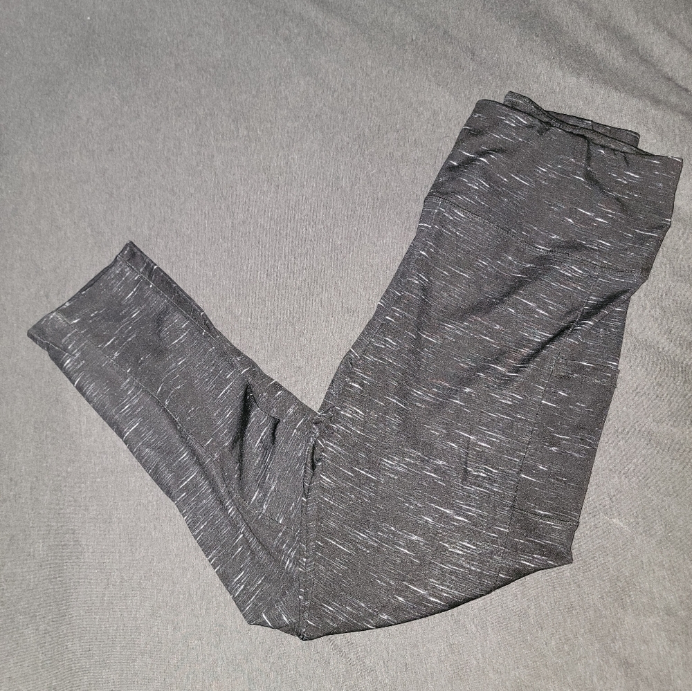 Shosho Full Length Pocket Leggings - 2XL - Black Print